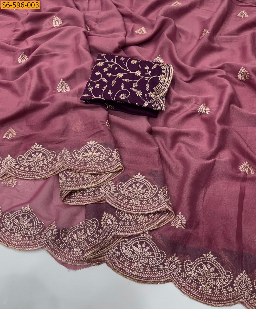 Fancy Star Georgette Saree
