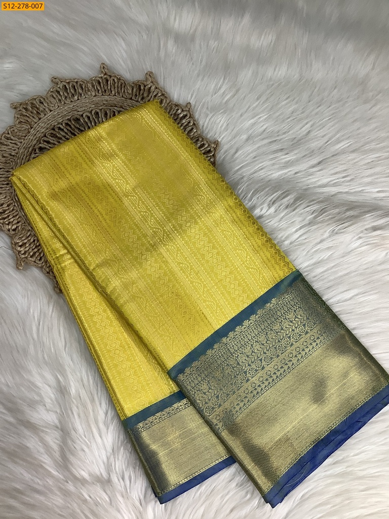 Banarsi semi kataan soft silk Saree