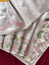 Tussar silk embroidery sarees