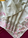 Tussar silk embroidery sarees