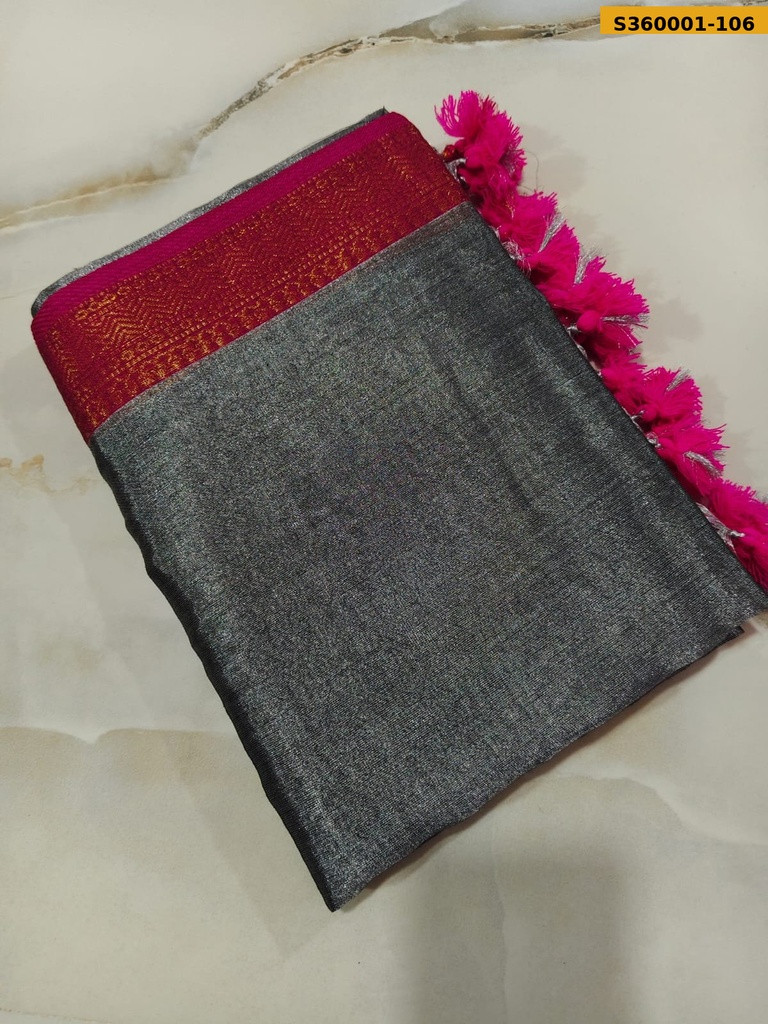 Fancy Bengal Tissue Khadi Cotton Saree