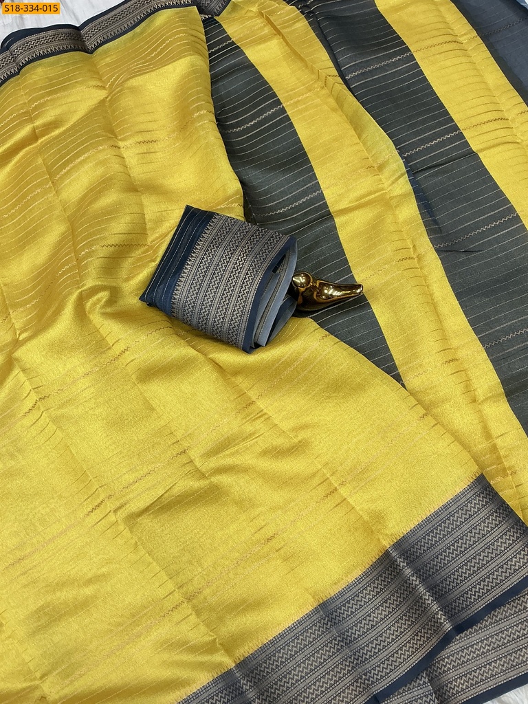 [S18-334-015] Fancy mysore silk saree (S18-334-015)