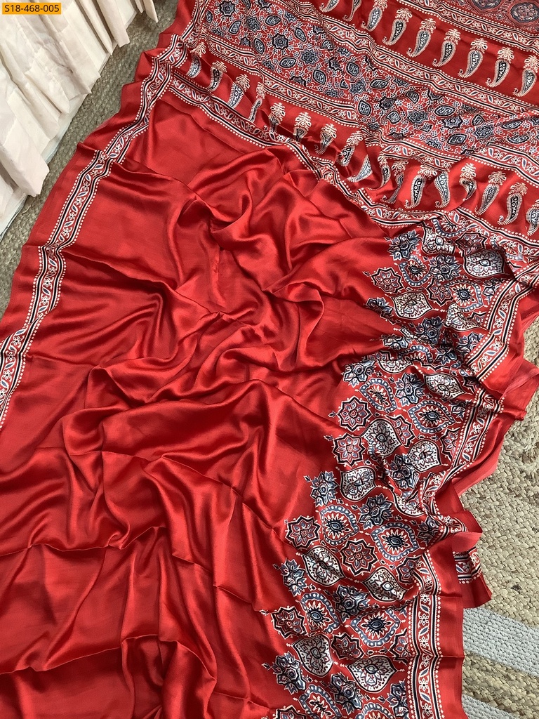 Fancy satin silk saree