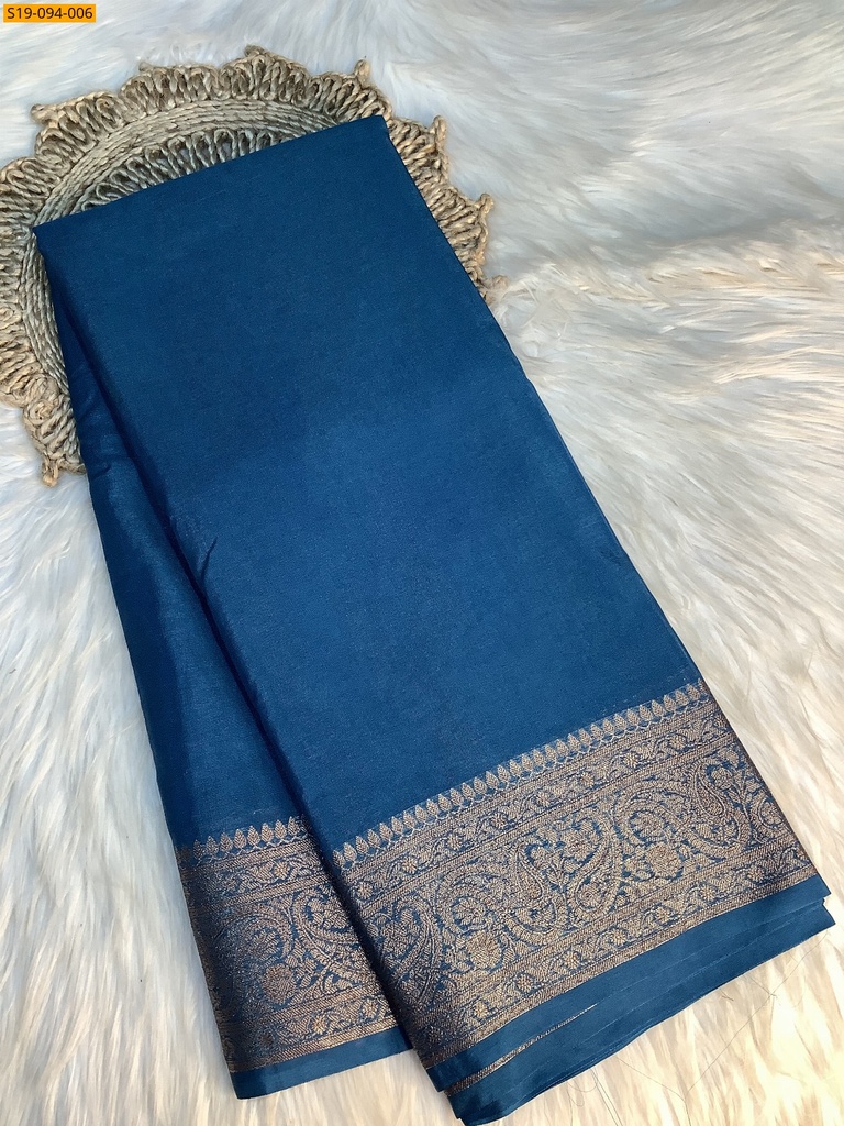 [S19-094-006] Banarasi fancy soft silk sarees (S19-094-006)