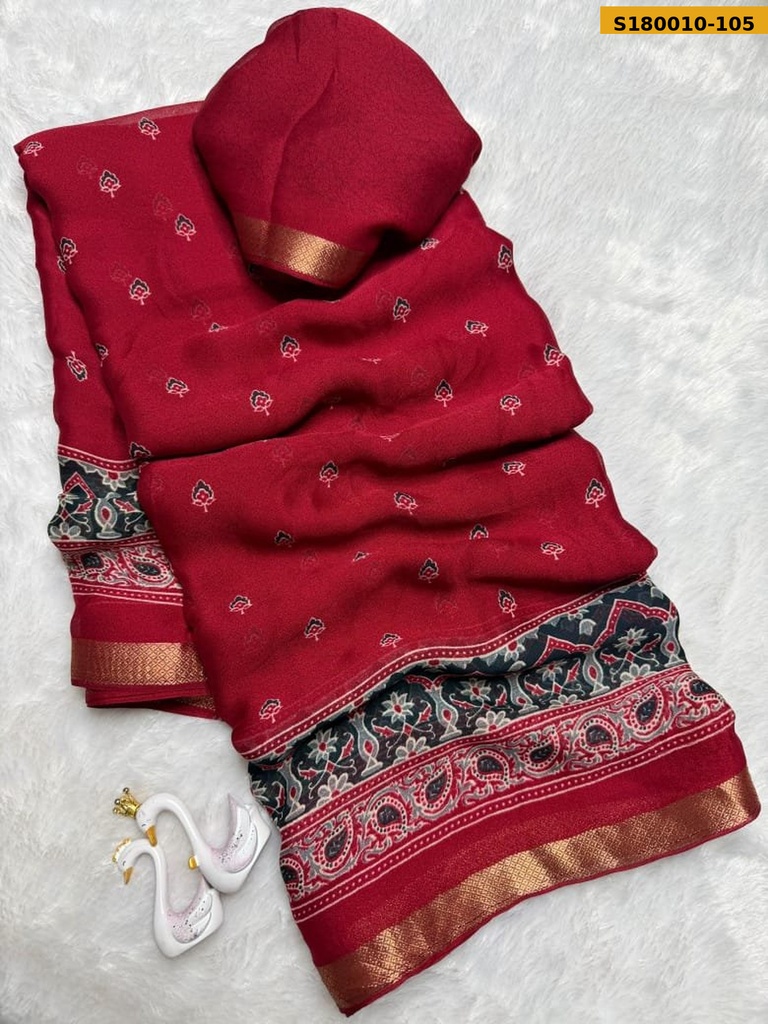 Fancy Soft Marshmellow 3D Print Saree