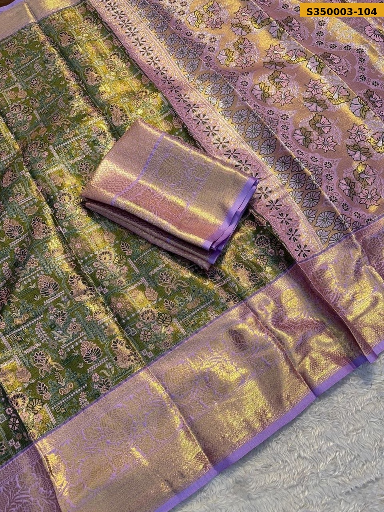 Fancy kanchipuram Silk Saree