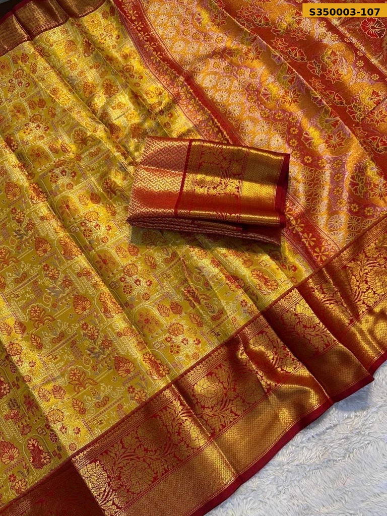 Fancy kanchipuram Silk Saree