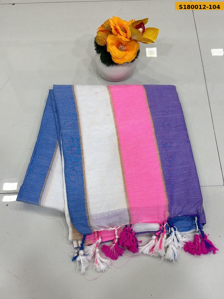 Fancy Khadi Cotton Saree