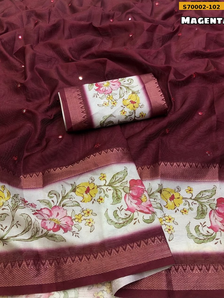 Fancy Tanjur Silk Saree