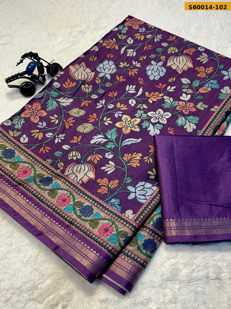 Fancy Tussar Silk Saree