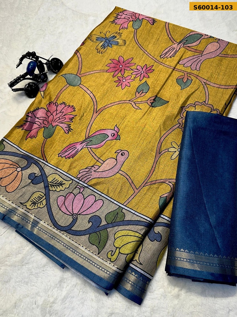 Fancy Tussar Silk Saree