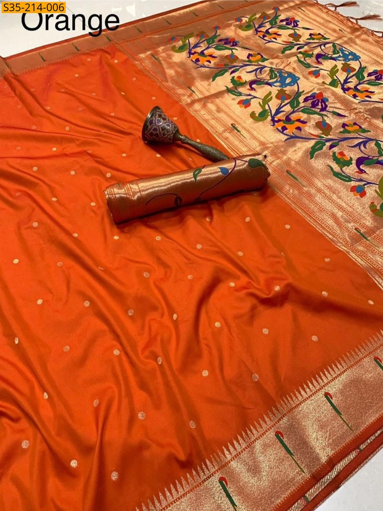 [S35-214-006] Paithani Soft Silk Sarees
