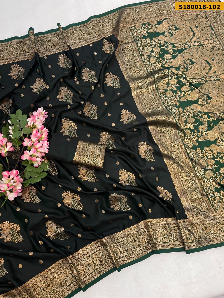 Fancy Soft Satin Silk Saree