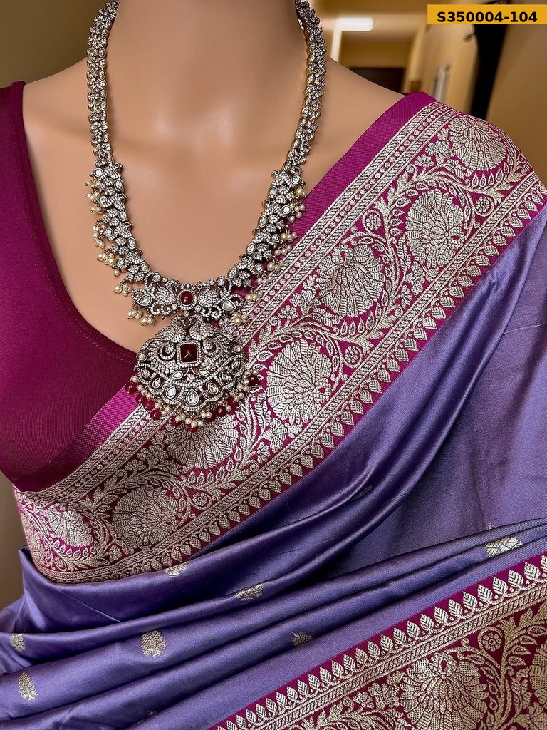 Fancy Banarsi soft silk saree