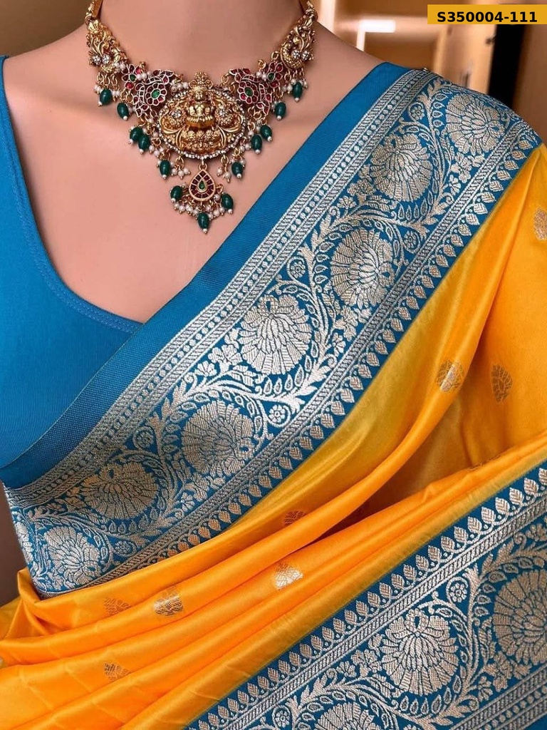 Fancy Banarsi soft silk saree