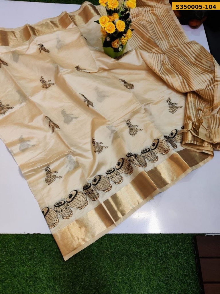 Soft tussar silk sarees