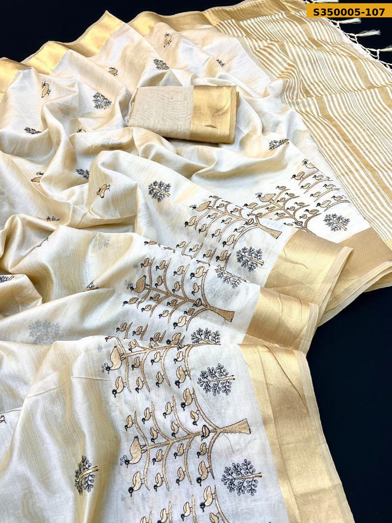 Soft tussar silk sarees