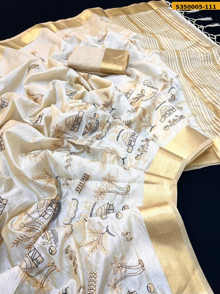 Soft tussar silk sarees