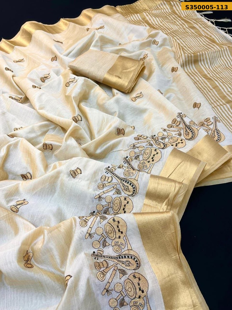 Soft tussar silk sarees