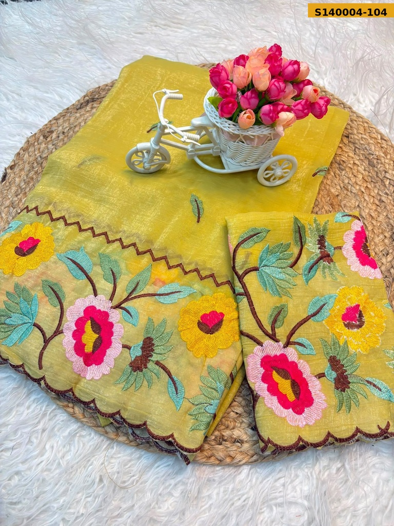 Fancy Crush Partywear Saree