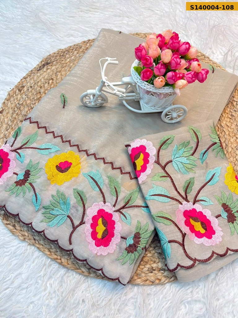 Fancy Crush Partywear Saree