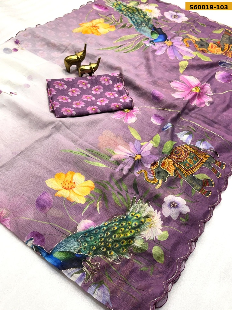 Fancy Soft Chanderi Cotton Saree