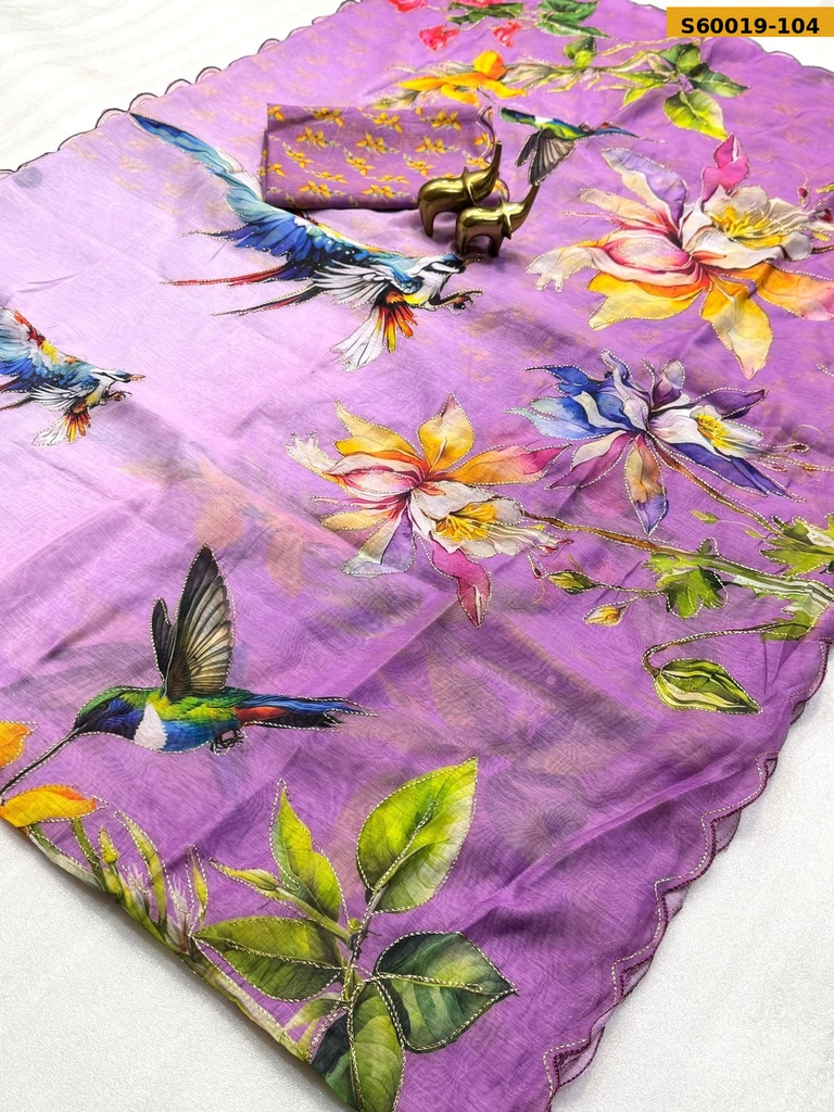 Fancy Soft Chanderi Cotton Saree