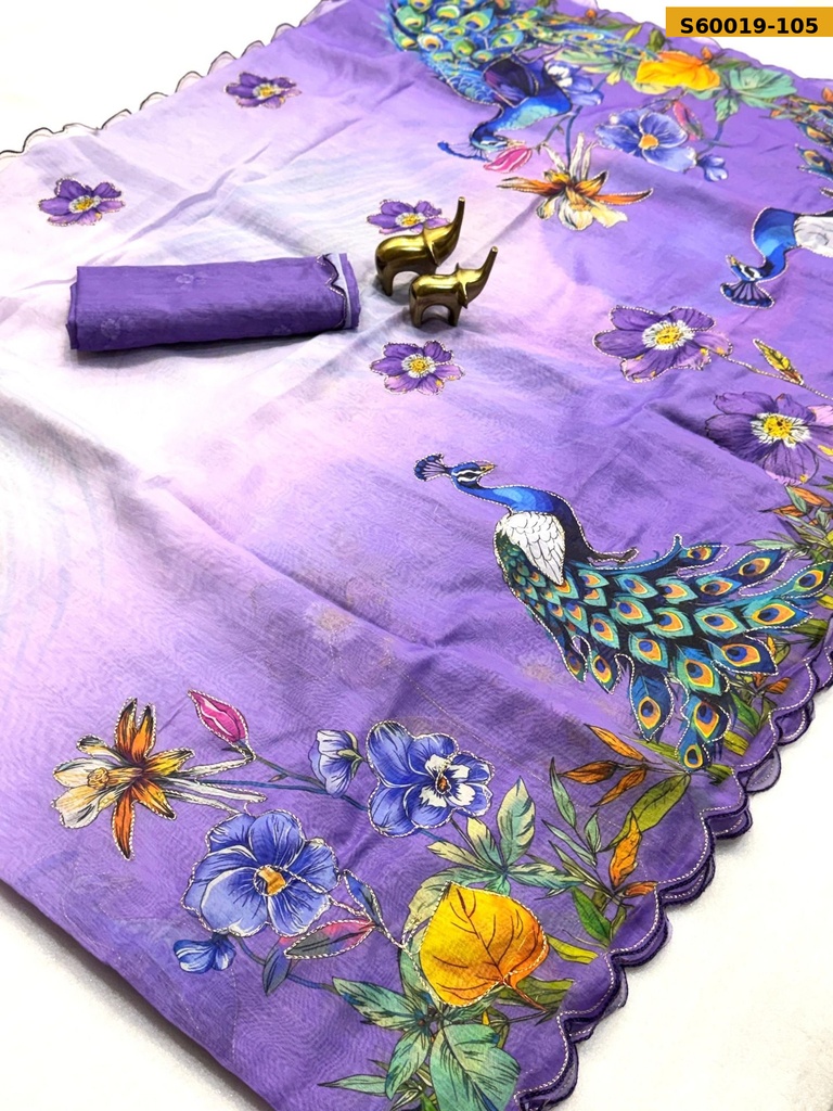 Fancy Soft Chanderi Cotton Saree
