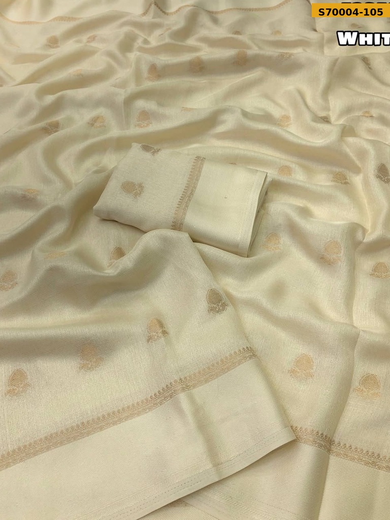 Fancy Khadi Silk Thousand Butti Zari Weaving Saree