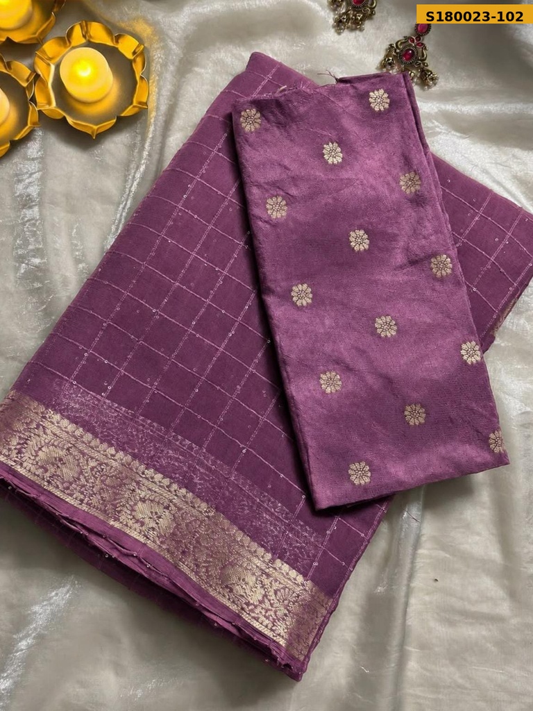 Fancy Viscose Georgette Sequence Saree