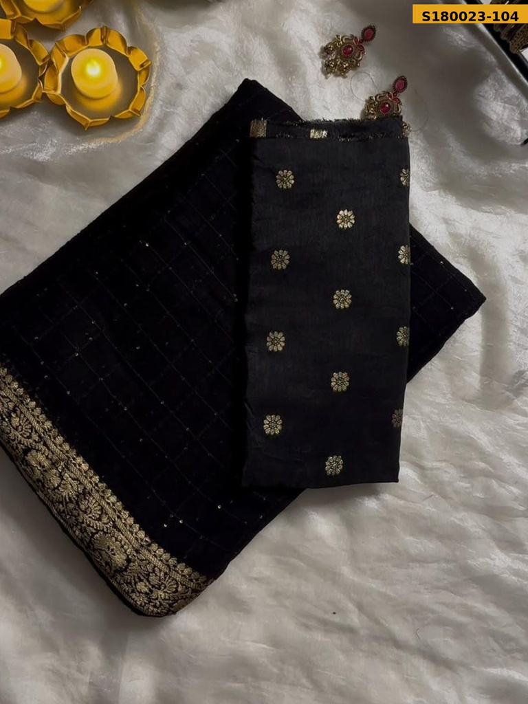 Fancy Viscose Georgette Sequence Saree