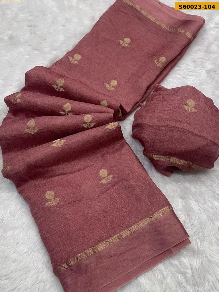 Fancy Viscose Khadi silk Saree