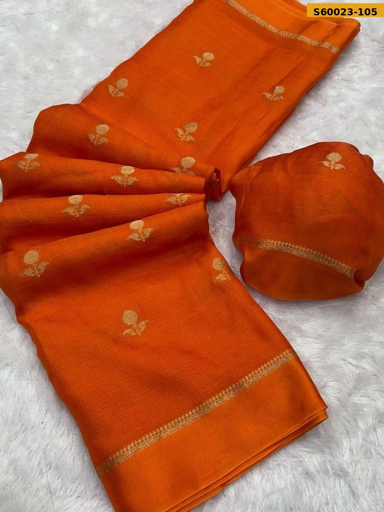 Fancy Viscose Khadi silk Saree