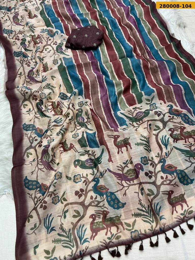 Fancy Urban Chanderi Cotton saree