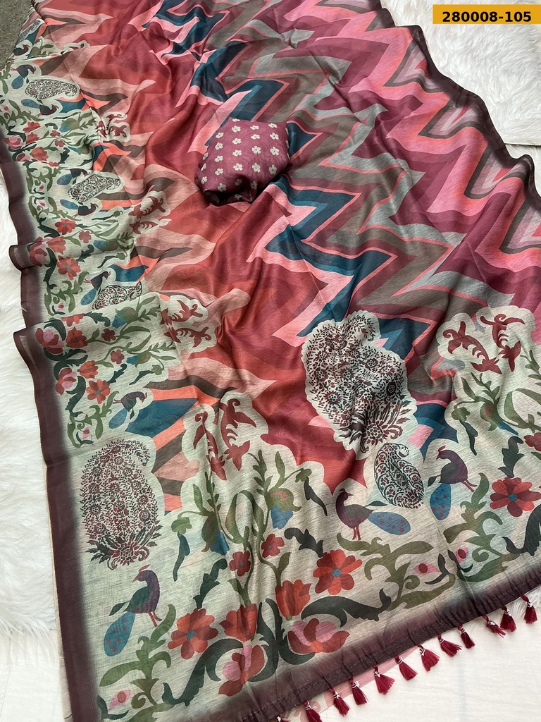 Fancy Urban Chanderi Cotton saree