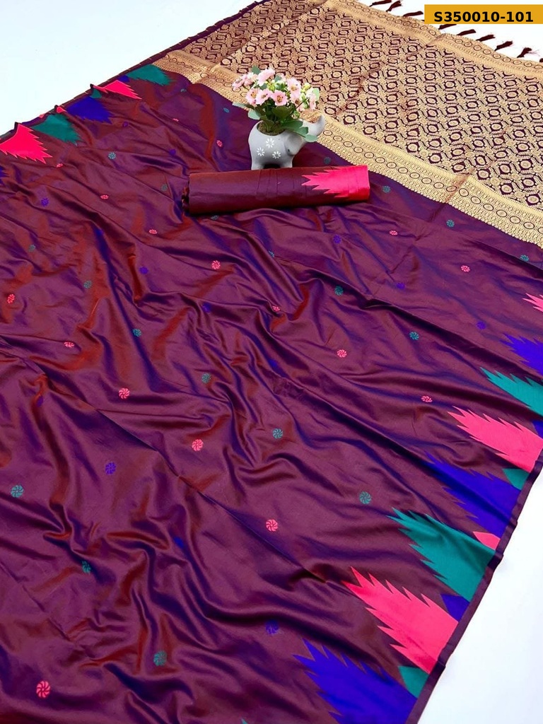 [S350010-101] Fancy Soft Silk Sarees (S350010-101)