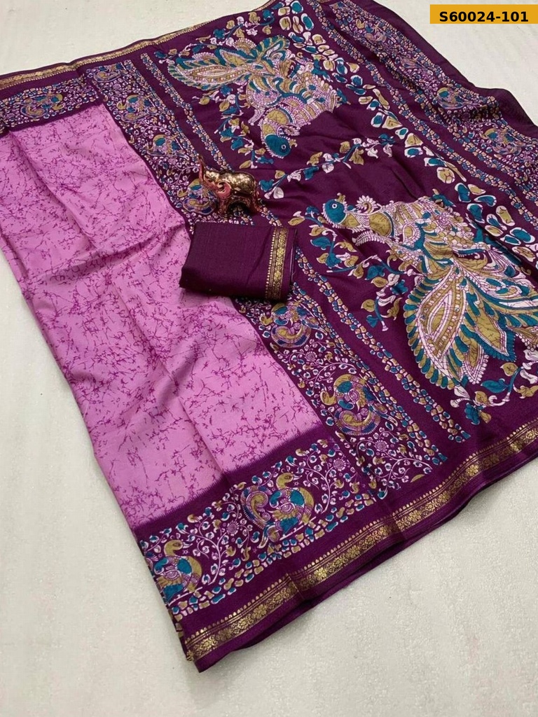 [S60024-101] Fancy Dola Silk saree (S60024-101)
