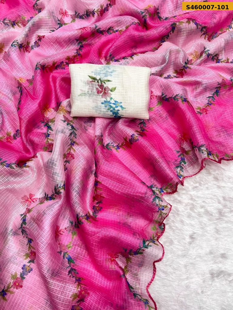 [S460007-101] Fancy Kota Silk Saree (S460007-101)