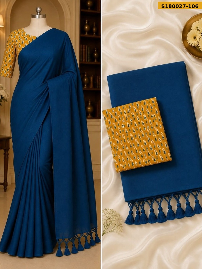 Fancy Khadi Cotton Saree
