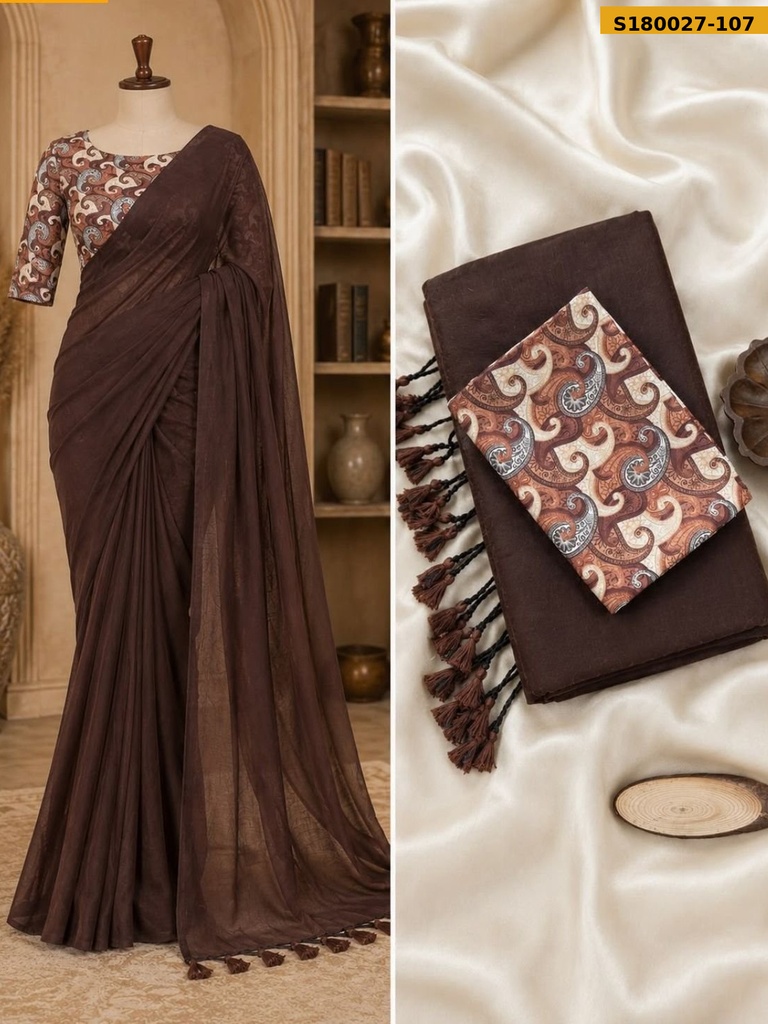 Fancy Khadi Cotton Saree