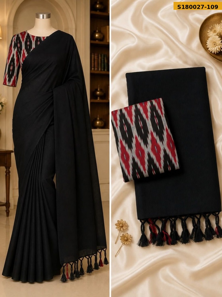 Fancy Khadi Cotton Saree