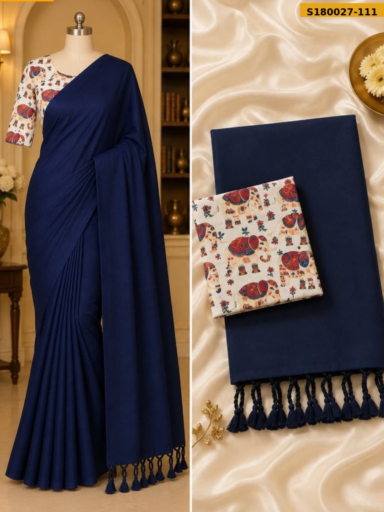 Fancy Khadi Cotton Saree