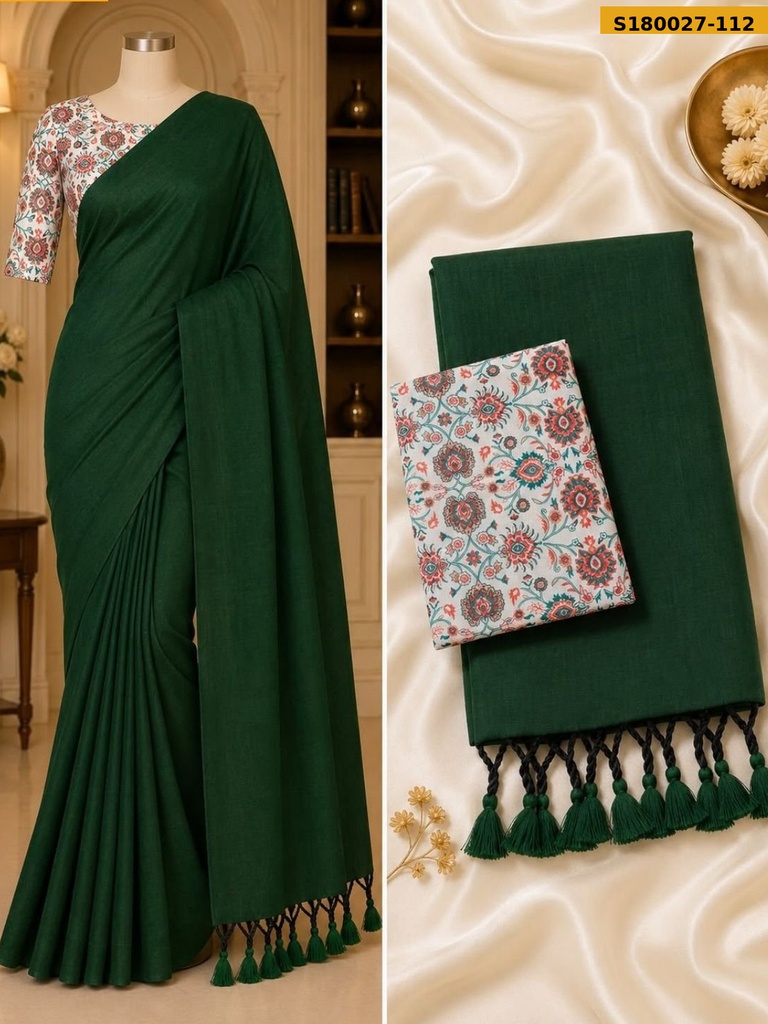 Fancy Khadi Cotton Saree
