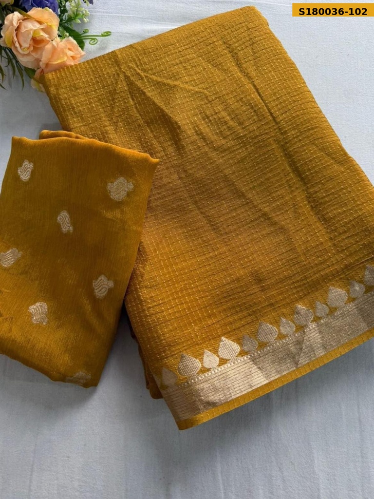 Fancy Chinnon Viscose Saree