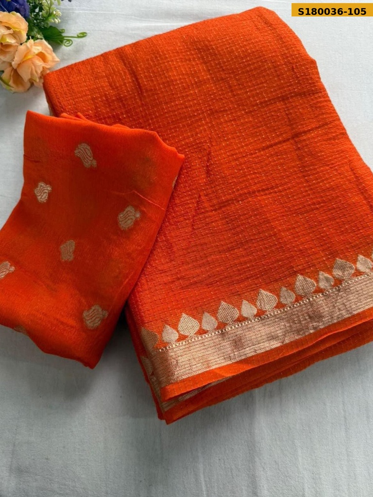 Fancy Chinnon Viscose Saree