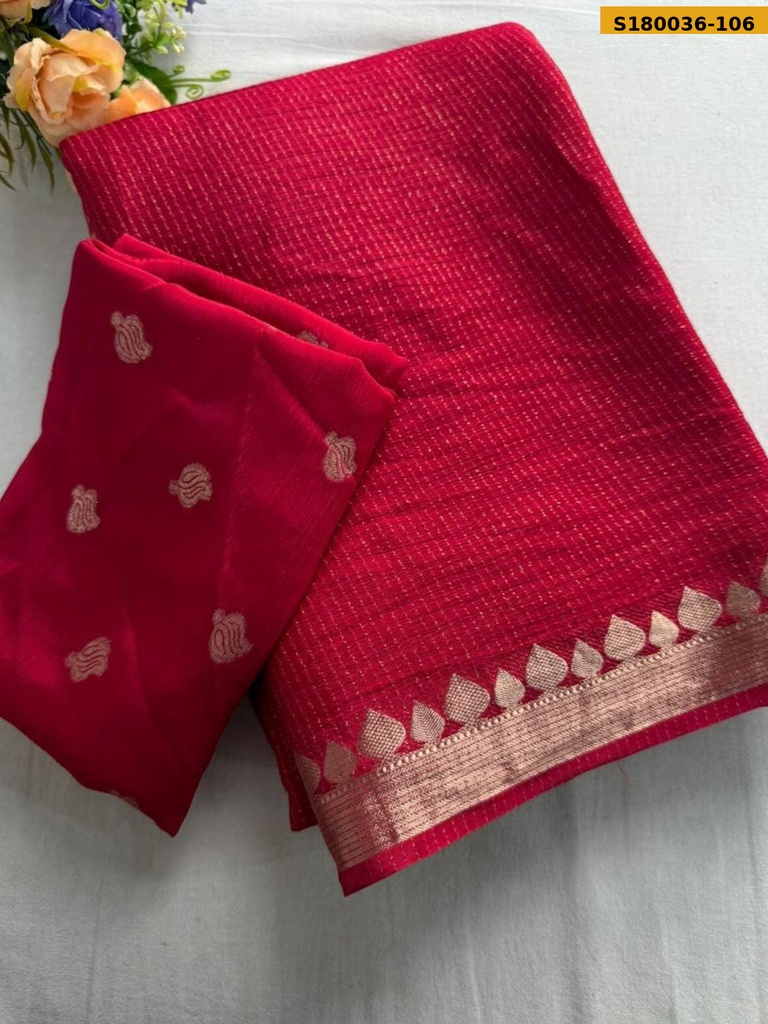 Fancy Chinnon Viscose Saree