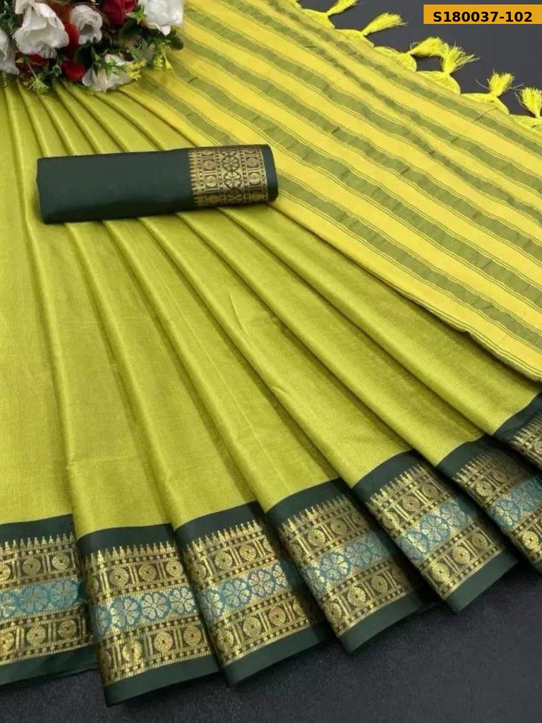 Fancy Aura Silk Saree