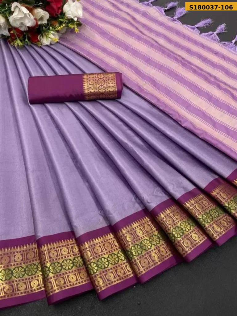 Fancy Aura Silk Saree