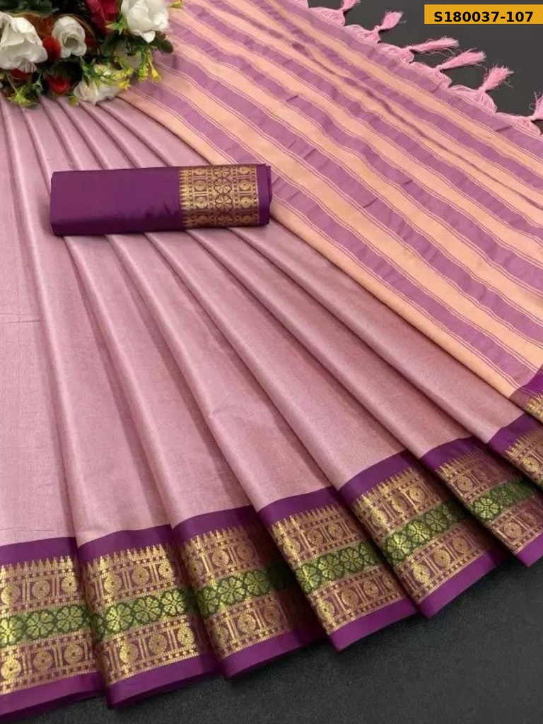 Fancy Aura Silk Saree
