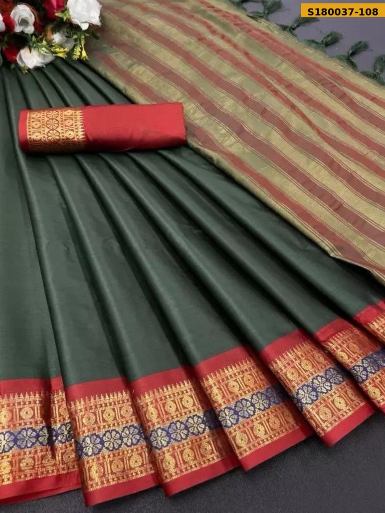 Fancy Aura Silk Saree